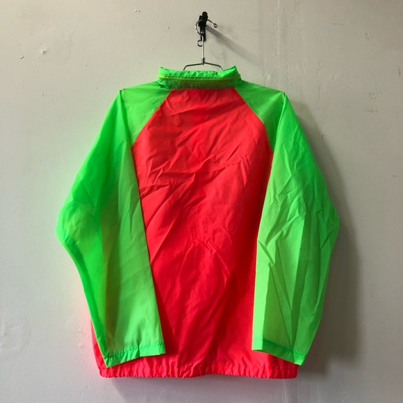 Vintage neon windbreaker jacket - Picture 4 of 7